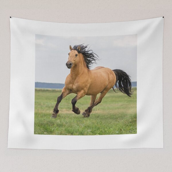 Item preview, Wild Horse Running in a Field near Ocean, Horse Lovers Gift designed and sold by LGMmugsdesign.
