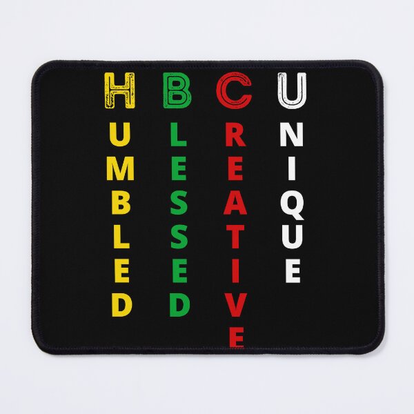 Item preview, HBCU Humbled Blessed Creative Unique Black History Month College designed and sold by RE PIXEL.