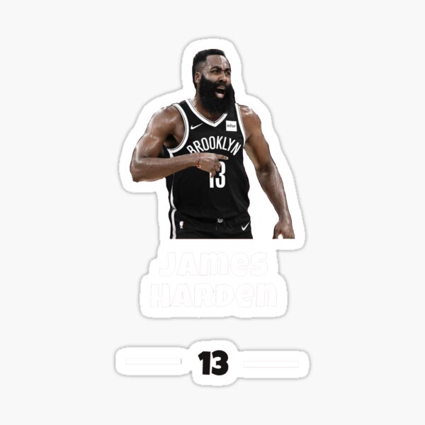 James Harden Sixers Basketball Player Sticker By Ilyasafif Redbubble