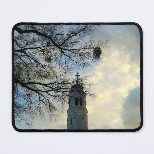Item preview, Blue Church (St Elizabeth's) in Bratislava, bare branches and crow's nests designed and sold by icomeinpeace2.