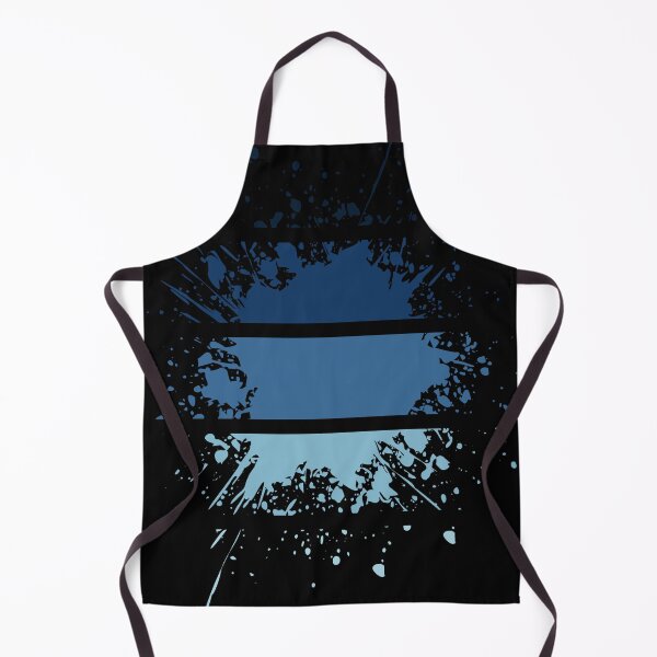 Item preview, Different Paint Splashes - Stripes Shades of blue - S13 designed and sold by AlfabetDesign.