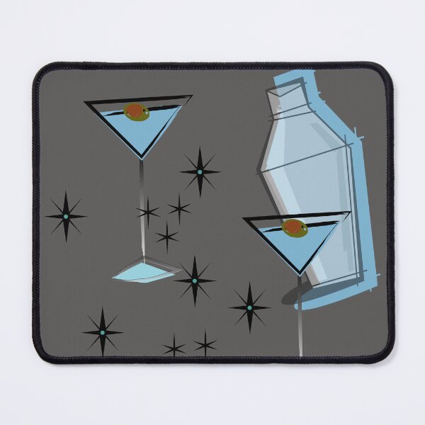 Item preview, Martini Cocktails Adorned with Starbursts in Fifties Fashion designed and sold by LisWilliams.