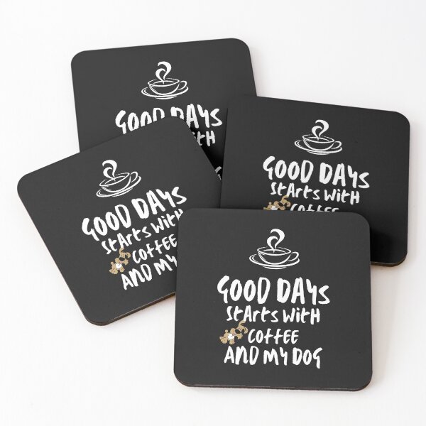 Item preview, Good Days Starts With Coffee and my dog,my morning with coffee and dog,good days designed and sold by PrixSympa.