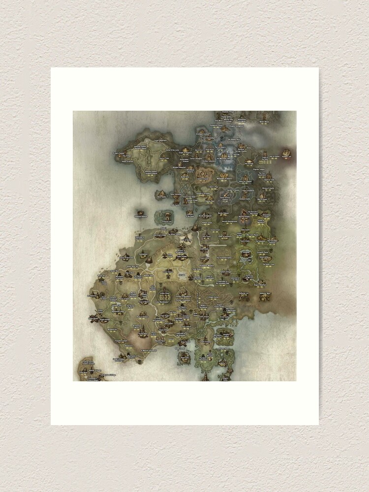 Day Z Map Art Print for Sale by The Pathfinders