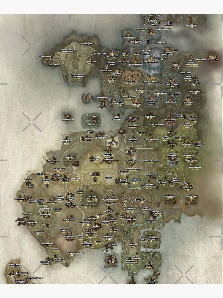 Lineage II legacy: World Maps