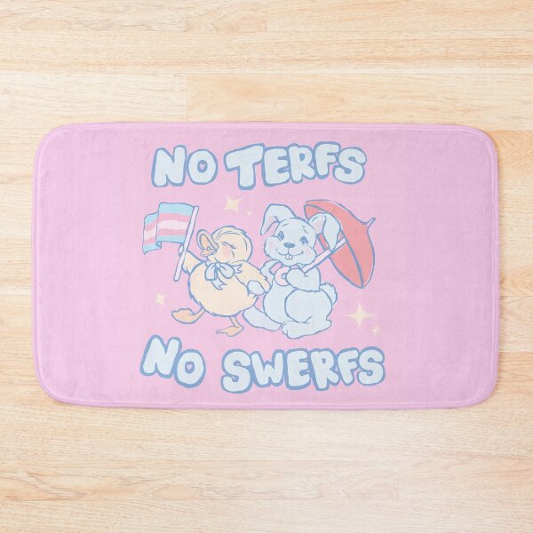 Item preview, No TERFS no SWERFS pink  designed and sold by PiscesDisco.