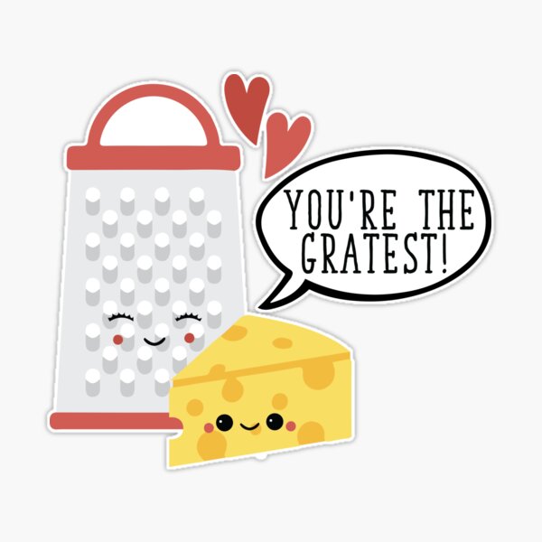 Master Cheese Shredder Sticker for Sale by 84Nerd