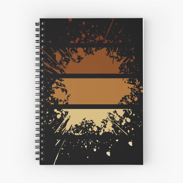 Item preview, Different Paint Splashes - Stripes Shades of brown - S12 designed and sold by AlfabetDesign.