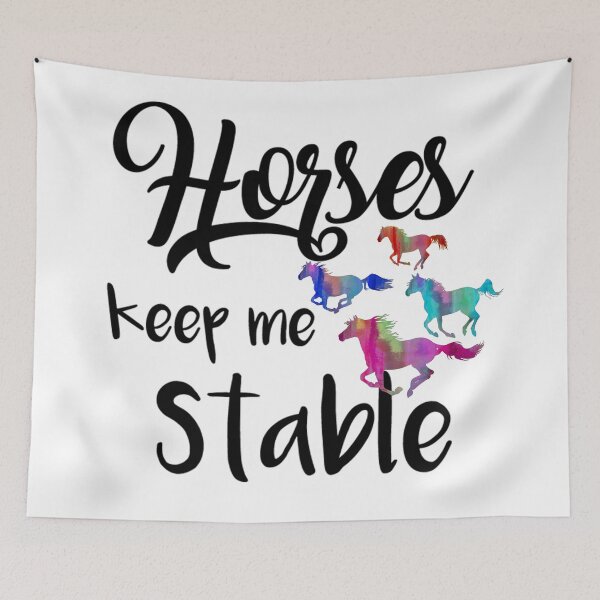Item preview, Horses keep me stable designed and sold by Horse-Aholic.