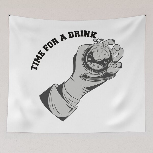 Item preview, Time for a drink nice after work design designed and sold by ReneMM.