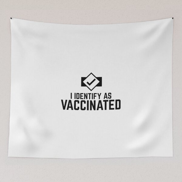Item preview, I Identify As Vaccinated designed and sold by pedrolealmkt.
