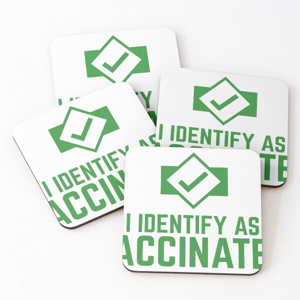 Item preview, I Identify As Vaccinated designed and sold by pedrolealmkt.