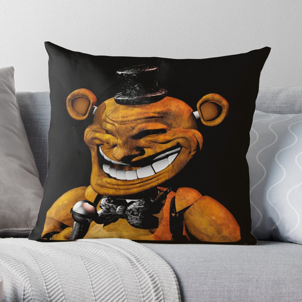 Troll Face - Freddy Fazbear Troll Throw Pillow for Sale by RarePNGs