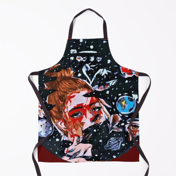 Item preview, woman lost in her own colorful universe with the pain and exhaustion of existence  designed and sold by XXgooddeedXX.