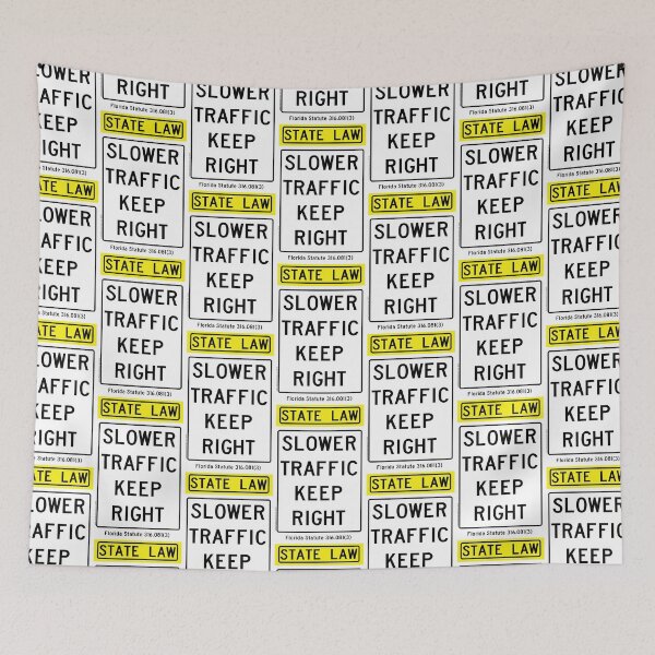 Item preview, Slower Traffic Keep Right - Florida designed and sold by thatraulsanchez.