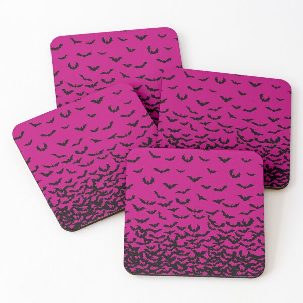 Item preview, Bats on Dark Pink Print, Bat Design, Bat Print, Halloween Print, I love Bats Print designed and sold by PinHookPrincess.