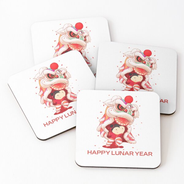 Item preview, happy lunar year_ lunar year dance designed and sold by mahnoudpro.