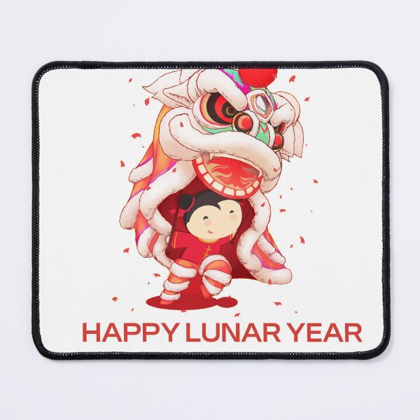 Item preview, happy lunar year_ lunar year dance designed and sold by mahnoudpro.