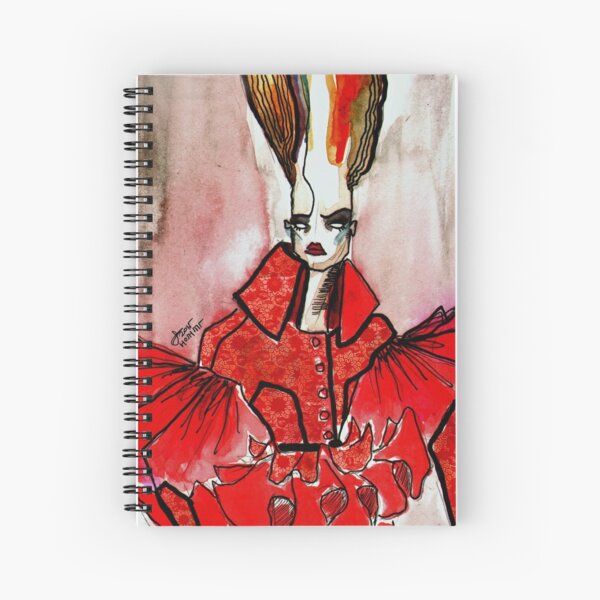 RED LACE, HOSH Spiral Notebook