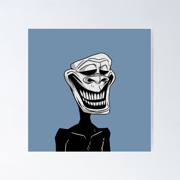 Troll Face - Troll Face NFT Poster for Sale by RarePNGs