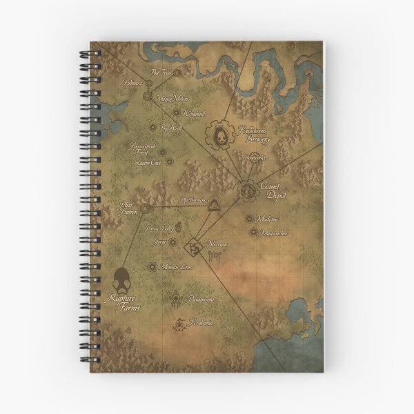 Item preview, Oddworld Map (Mudos) designed and sold by The Pathfinders.
