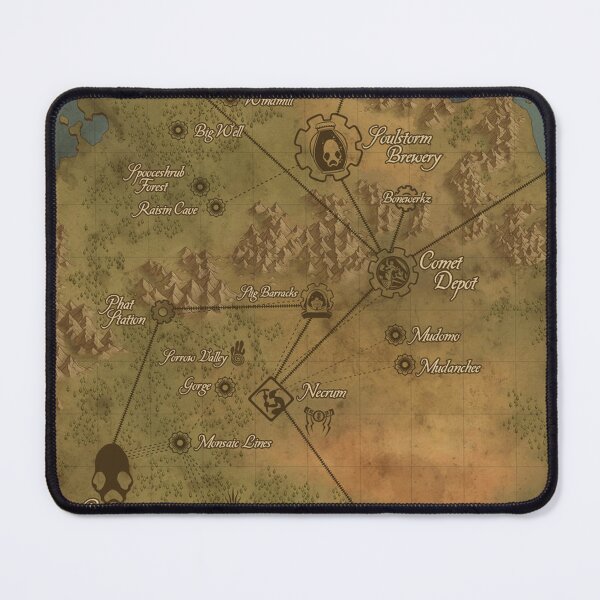 Item preview, Oddworld Map (Mudos) designed and sold by The Pathfinders.