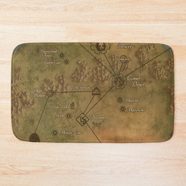 Item preview, Oddworld Map (Mudos) designed and sold by The Pathfinders.
