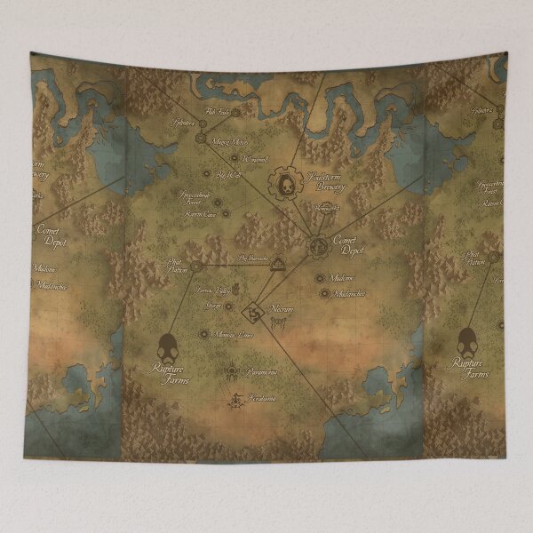 Item preview, Oddworld Map (Mudos) designed and sold by The Pathfinders.