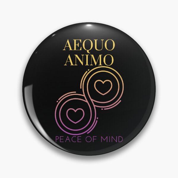Item preview, Aequo Animo - Peace Of Mind - Old Latin Phrase  designed and sold by WordsOf--Wisdom.