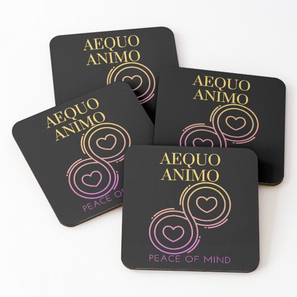 Item preview, Aequo Animo - Peace Of Mind - Old Latin Phrase  designed and sold by WordsOf--Wisdom.