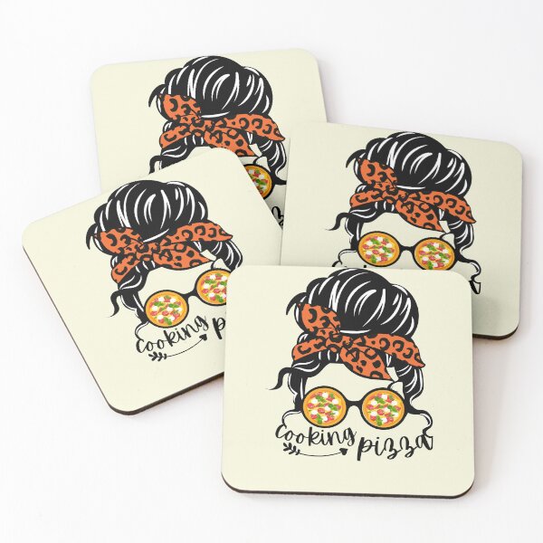 Item preview, cooking pizza Life Messy Bun Sunglasses Bandana Mother’s Day designed and sold by salahnewdesign.