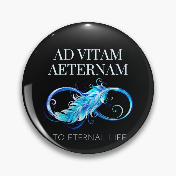 Item preview, Ad Vitam Aeternam - To Eternal Life - Old Latin Phrase With Beautiful Eternity Design designed and sold by WordsOf--Wisdom.