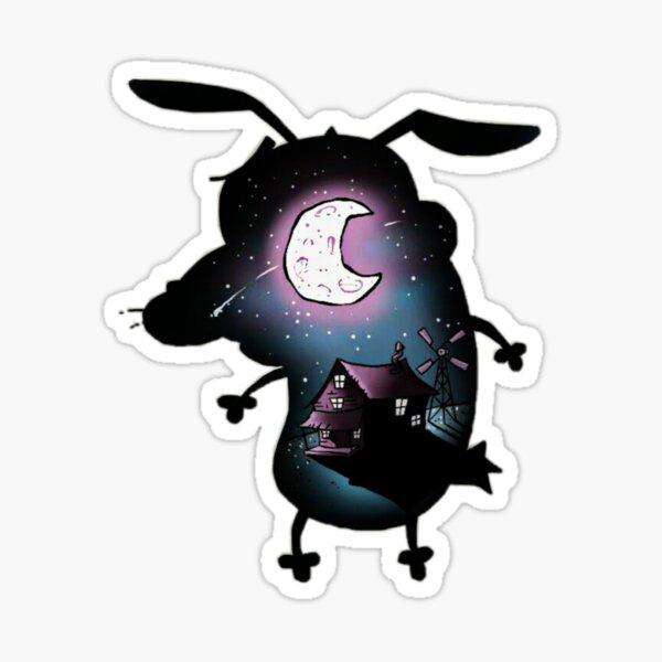 courage the cowardly dog Sticker