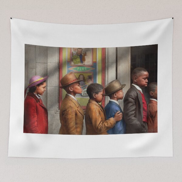 Item preview, Children - In line to see a movie 1941 designed and sold by Mike Savad Photography.