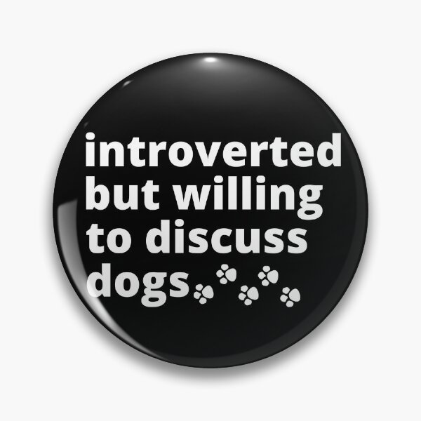 Item preview, Introverted But Willing To Discuss Dogs Dog Lover Antisocial Dog Mom Dog Dad Vintage designed and sold by EyanShop.