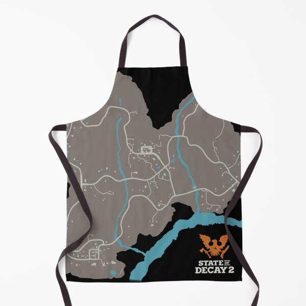 Item preview, State of Decay 2 Map (Cascade Hills) designed and sold by The Pathfinders.