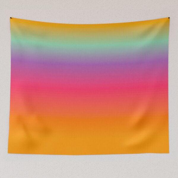 Item preview, RAINBOW SHERBET OMBRE- Orange To Mint designed and sold by BOLDERSALONS.