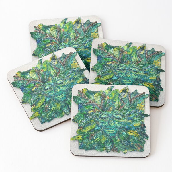 Item preview, Fantastical Greenman designed and sold by Victoria Fout.
