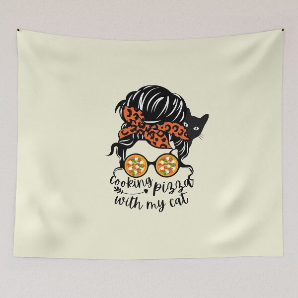 Item preview, cooking pizza Life Messy Bun Sunglasses Bandana Mother’s Day designed and sold by salahnewdesign.