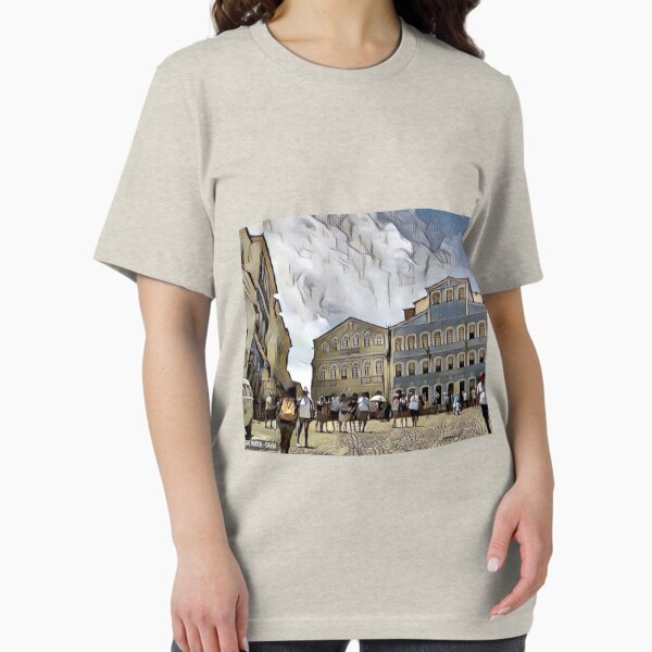 Item preview, "Largo do Pelourinho" art on video frame designed and sold by TeaMugPhrases.