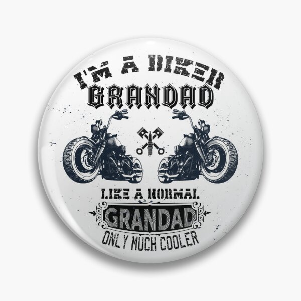 Item preview, I'M A BIKER GRANDAD   LIKE A NORMAL GRANDAD ONLY MUCH COOLER designed and sold by hichametta.