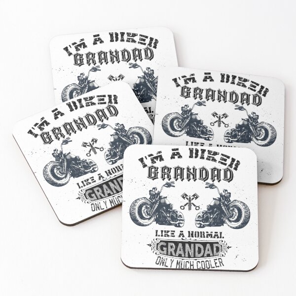 Item preview, I'M A BIKER GRANDAD   LIKE A NORMAL GRANDAD ONLY MUCH COOLER designed and sold by hichametta.