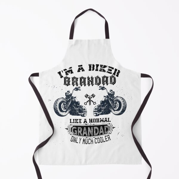 Item preview, I'M A BIKER GRANDAD LIKE A NORMAL GRANDAD ONLY MUCH COOLER designed and sold by hichametta.