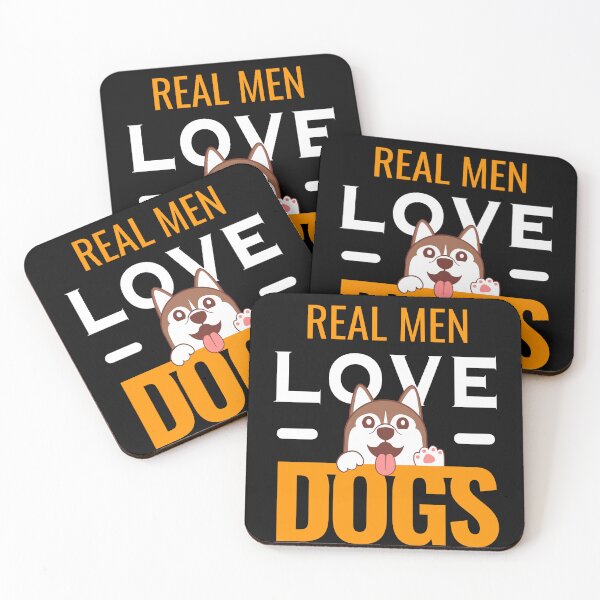 Item preview, Men love dogs designed and sold by VictorL Designs.