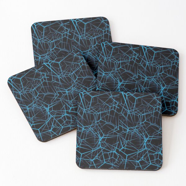 Item preview, black and blue Electric colored lightning bolt pattern symbol of power and force and speed designed and sold by kikinafashion.