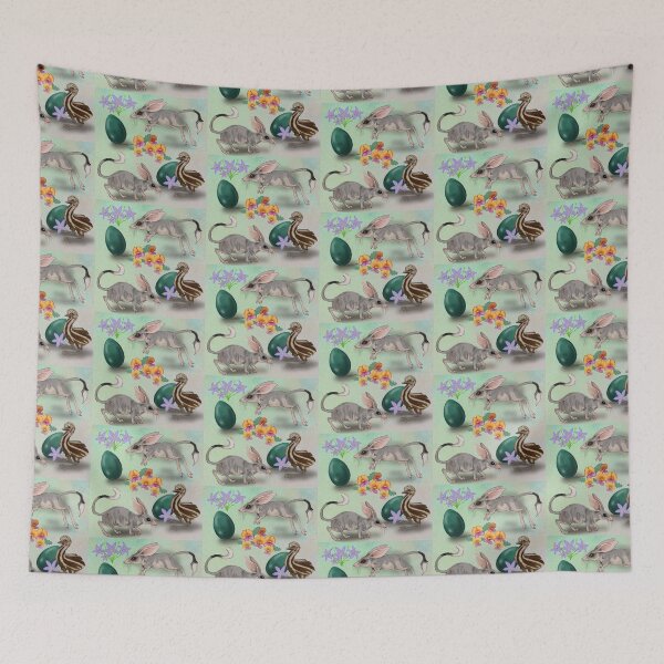 Item preview, Easter Bilby with Emu chicks pattern designed and sold by Shadowind.