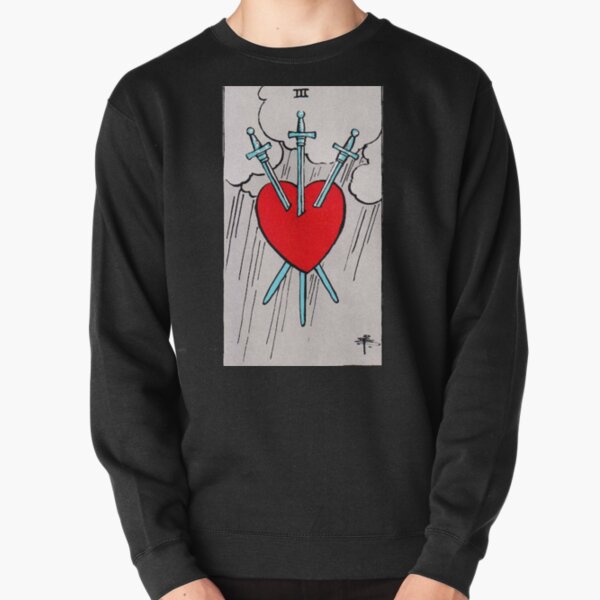 Item preview, Three of Swords Tarot designed and sold by Phantastique Boutique.