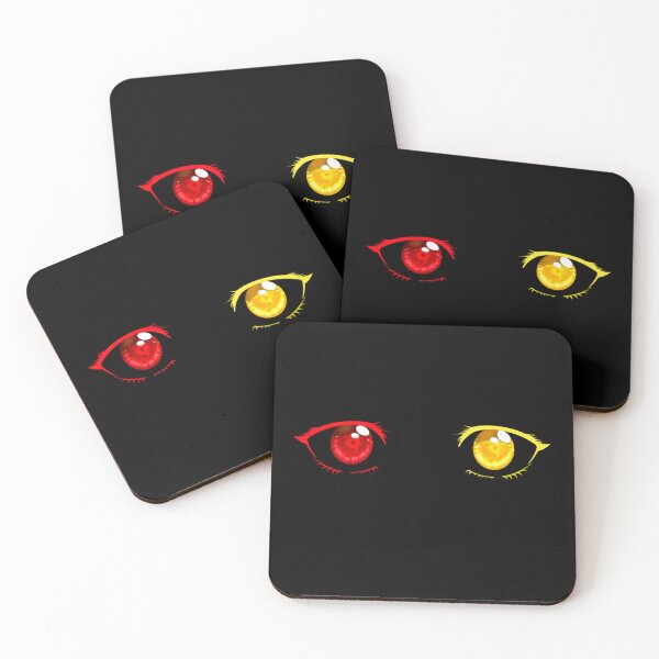 Item preview, Red and Yellow anime eyes  designed and sold by MeowMeowsShop.