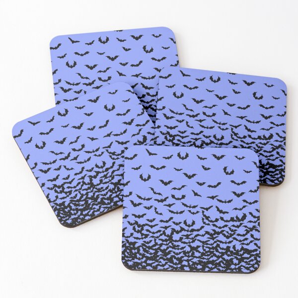 Item preview, Bats on Pastel Blue Print, Bat Design, Bat Print, Halloween Print, I love Bats Print designed and sold by PinHookPrincess.
