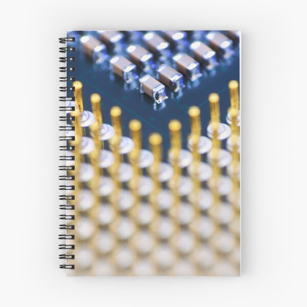 Item preview, cpu pins and chip, microchip processor legs computer component technology computer nerd. Macro photography designed and sold by Marcin Adrian.